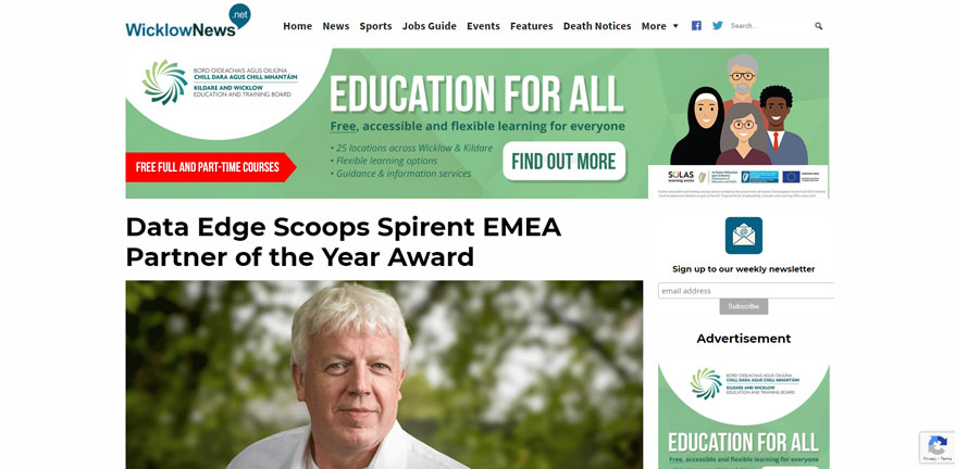 Data Edge Scoops Spirent EMEA Partner of the Year Award